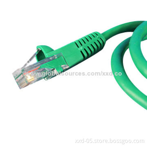 FTP Cat6 Patch Cord, Plug with 550MHz, Rated Temperature of 75°C